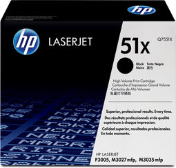 HP Q7551X - Printcartridge - Professionele kwaliteit - Zwart