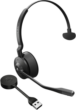 Jabra Engage 55 - Draadloze Headset - Monauraal - Boommicrofoon - Titanium Zwart