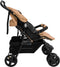 vidaXL - Tweelingkinderwagen - staal - taupe