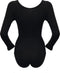 MAGIC Bodyfashion Longsleeve Bodysuit - Eco-vriendelijk Tanboocel™ Bamboe - Zwart - Maat S