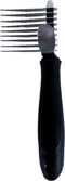 Tools-2-groom klittenkam kunststof greep 17,5 cm