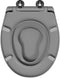 vidaXL - Familiale - Toiletzitting - met - Kinderzitting - Snelle - Release - Duroplast