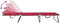 vidaXL - Opvouwbare - Ligbedden - 2 - stuks - Draagbaar - Rood - 600D - Oxford - Stof