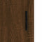 vidaXL - Hoge - kast - 69,5x31x115 - cm - bewerkt - hout - bruin - eikenkleur