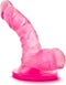 Mini dildo 10 cm met zuignap Naturally Yours - - Roze