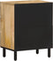 vidaXL - Nachtkastje - 50x33x60 - cm - massief - mangohout