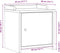 vidaXL - Gangbankje - SANDNES - 45x40x50 - cm - massief - grenenhout