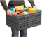 Sunware - Square vouwkrat 46L antraciet - 54 x 38 x 26,5 cm