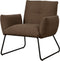 SIDD Dante coffeechair - fabric Teddy MJ8-7 Dark brown