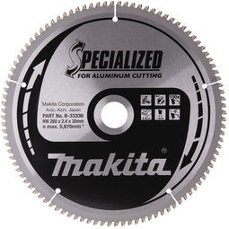 Makita Specialized - Cirkelzaagblad 260 mm - TCG vertanding voor non-ferro metalen - 100 tanden