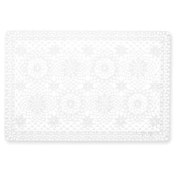 Unique living - Placemat Floral 30x45cm white
