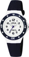 Lorus Young RRX43CX9 - Kinder Horloge - Lichtfunctie - Wit/Blauw - 30 mm