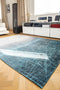 8877 Mad Men Polar Vortex Vloerkleed - 80x150 - Rechthoek - Laagpolig Tapijt - Modern - Blauw, Grijs