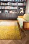 8879 Mad Men New York Fall Vloerkleed - 80x150 - Rechthoek - Laagpolig Tapijt - Modern - Bruin, Geel