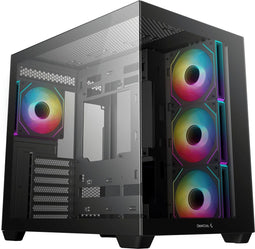 DeepCool CG530 4F - ATX-kast - 4 PWM ARGB-ventilatoren - Glas