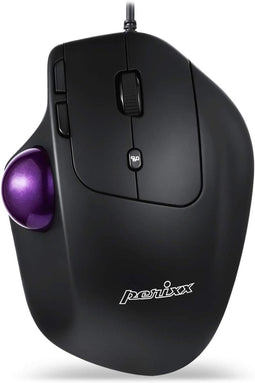 Perixx PERIMICE-520 - Ergonomische Trackball Muis - Verstelbare Hoek - Zwart