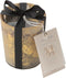J-Line geurkaars M-Chic - Oud & Amber - glas - goud/zwart - small - 48U