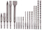 Metabo 628414000 - Meissel-Set 17-delig - SDS-Plus boor met hardmetalen punt - in koffer