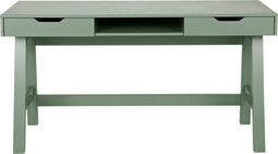 WOOOD Nikki Bureau - Grenen - Jadegroen - 75x140x62