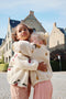 Konges Sløjd Jody Teddy Jacket/Jas met fleece - Mon Grand Citron - Maat 9 mnd