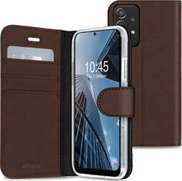 Accezz Samsung Galaxy A52 / A52s / A52 (5G) - Wallet Softcase Bookcase - 3 Pashouders - Bruin
