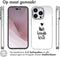 imoshion Hoesje Geschikt voor iPhone 14 Pro Hoesje Siliconen - imoshion Design hoesje - Transparant / Live Laugh Love