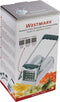 Westmark Frietsnijder met 3 snijramen en stempel, Easy Stix, wit/antraciet, 11802260