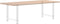 vidaXL - Salontafelpoten - 2 - st - 80x(72-73) - cm - staal - wit