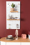 Zuiver Bundy Ophangbord/ Mageneetbord Wit