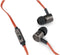 Gembird MHS-EP-LHR - In-ear oordopjes - Stereo met microfoon - Oranje Zwart