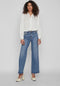 VILA VIELLETTE - Blouse - Hoge hals - Lange mouwen - Maat 36