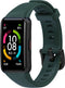 iMoshion Bandje Geschikt voor Huawei Band 6 / Honor Band 6 - iMoshion Siliconen band zwarte gesp met installatiehulp - Groen