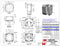 Hammond Electronics 1556DAWH Universele behuizing 120 x 120 x 70 ABS kunststof Brandvertragend Wit 1 stuk(s)