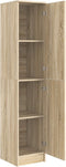 vidaXL - Hoge - kast - in - Sonoma - eiken - 35x39x168 - cm, - Geengineerd - Hout