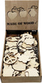 Sleutelhangers, 7x7 cm, 3 mm, 128 Stuk