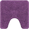 vidaXL - Badmat - U-Vormig - Paars - 50x50 - cm - Polypropeen - Antislip