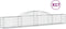 vidaXL - Schanskorven - 17 - st - gewelfd - 300x30x40/60 - cm - gegalvaniseerd - ijzer