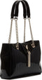 Valentino Bongo - Schoudertas - PU-leer met V logo en tassel - Zwart