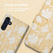 iMoshion Hoesje Geschikt voor Samsung Galaxy A14 (5G) / A14 (4G) Hoesje Met Pasjeshouder - iMoshion Design Bookcase smartphone - Geel / Yellow Flowers