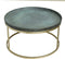 PTMD Fenn Gold alu coffee table iron stand round SV3