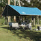 vidaXL - Kampeerluifel - waterdicht - 430x380x210 - cm - blauw
