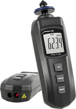 PCE Instruments PCE-T 238 Toerenteller 0.5 - 19999 omw/min 5 - 99999 omw/min
