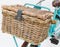 New Looxs Melbourne Medium Fietsmand Voordrager - 24 liter - Rotan - Grijs