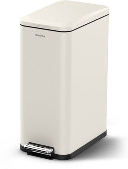 Deleca Prestige Smal - Prullenbak 50 Liter - Voetpedaal - RVS