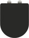 vidaXL - Snelle - Afneembare - Toiletbril - met - Soft - Close - - - Duroplast, - Zwart