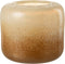 J-Line vaas Opi - glas - bruin/beige - large - Ø 25 cm
