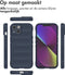 iMoshion Hoesje Geschikt voor iPhone 14 Hoesje Siliconen - iMoshion EasyGrip Backcover - Donkerblauw