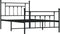 vidaXL-Bedframe-met-hoofd--en-voeteneinde-metaal-zwart-100x200-cm