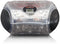 Lenco SCD-24 - Draagbare FM Radio/CD-speler - Programmeerbaar geheugen - Transparant