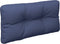 vidaXL - Palletkussenset - 70x40x12 - cm - stof - marineblauw